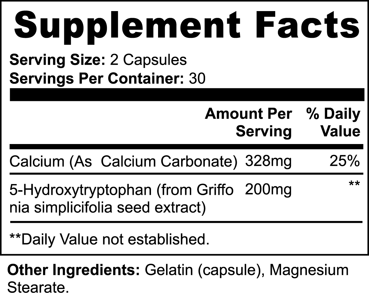 Serotonin Booster 5-HTP Happy Pills