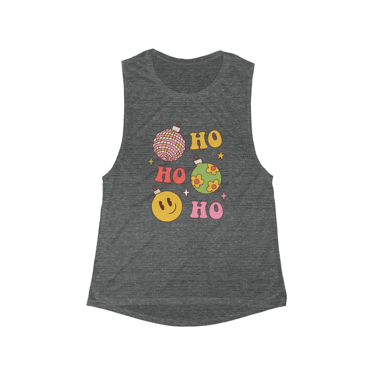 Ho Ho Ho Women's Flowy Scoop Muscle Tank