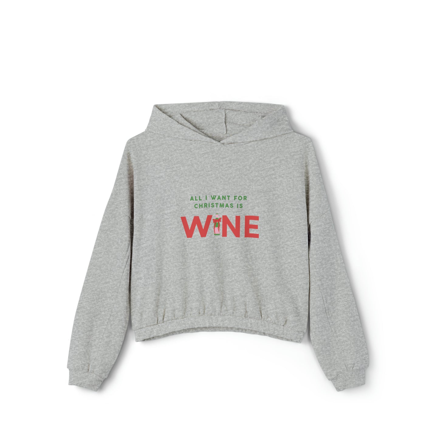 Wine Women's Cinched Bottom Hoodie