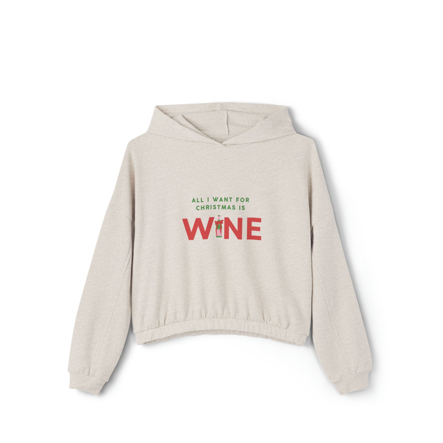 Wine Women's Cinched Bottom Hoodie