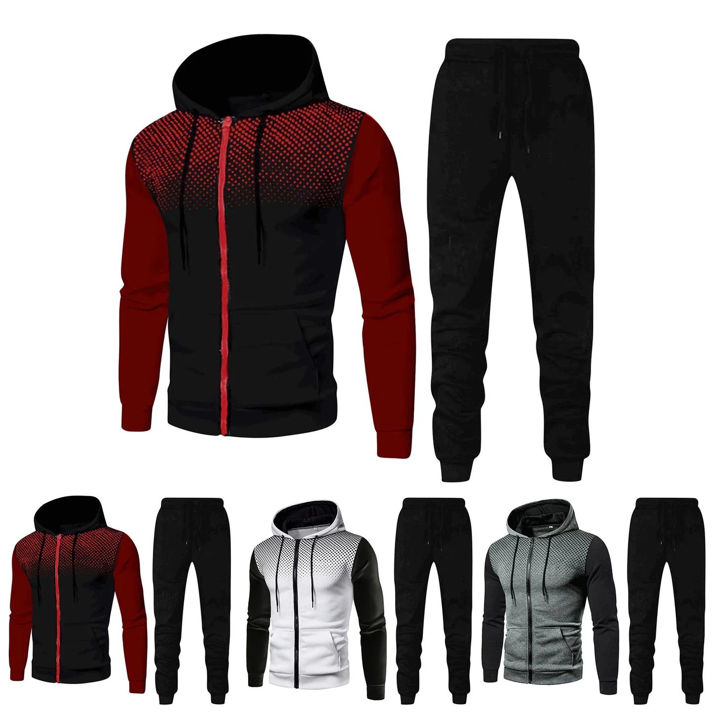 2023 Men's Sets Hoodies+pants Autumn And Winter Sport Suits Casual Sweatshirts Tracksuit Sportswear Sports Casual Fitness Suit